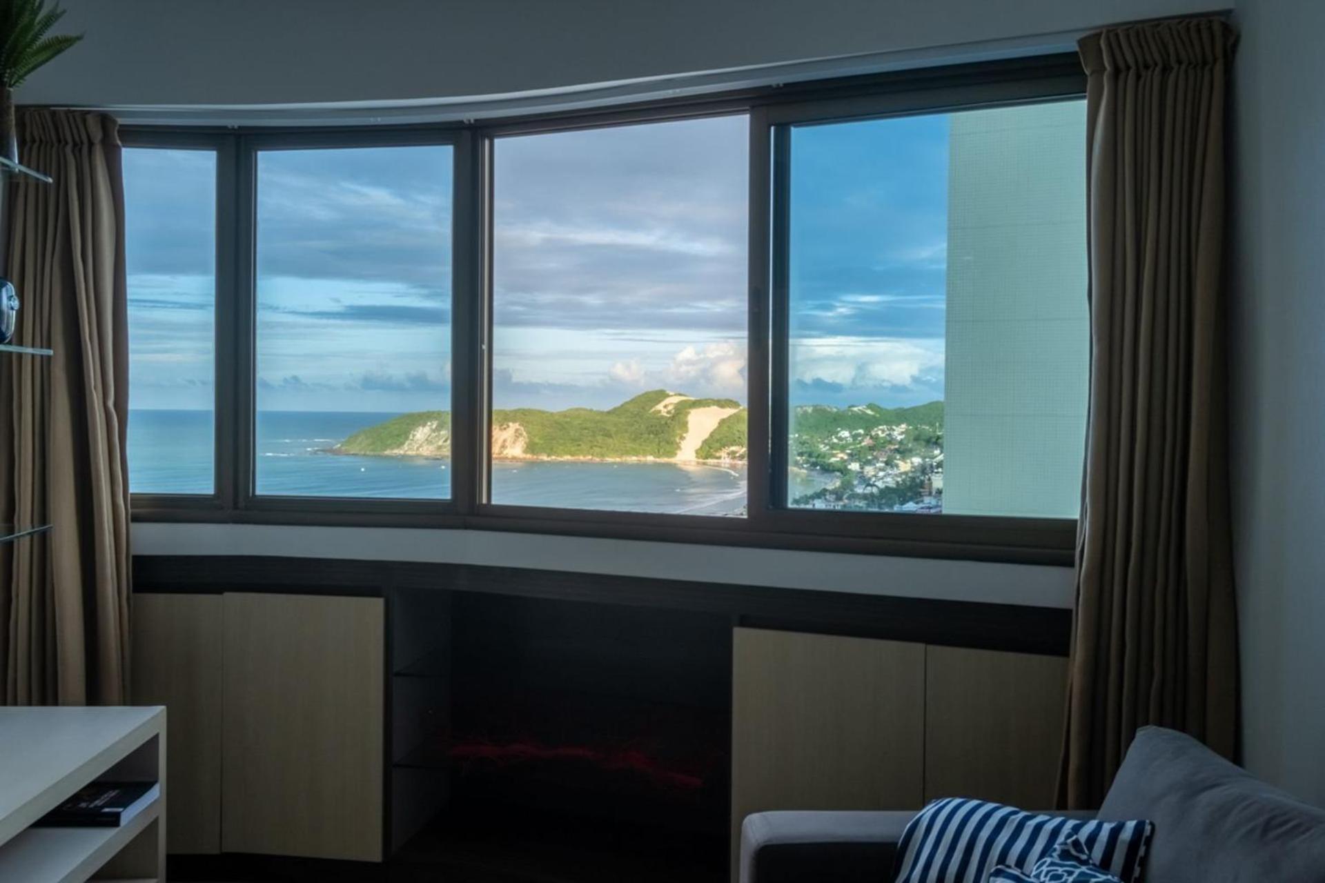 Flat Com 2 Quartos E Vista Mar Da Praia De Pontanegra-Wifi 300 Mb-Garagem-Familia-Criancas-Piscina-Pet Friendly Natal Ngoại thất bức ảnh
