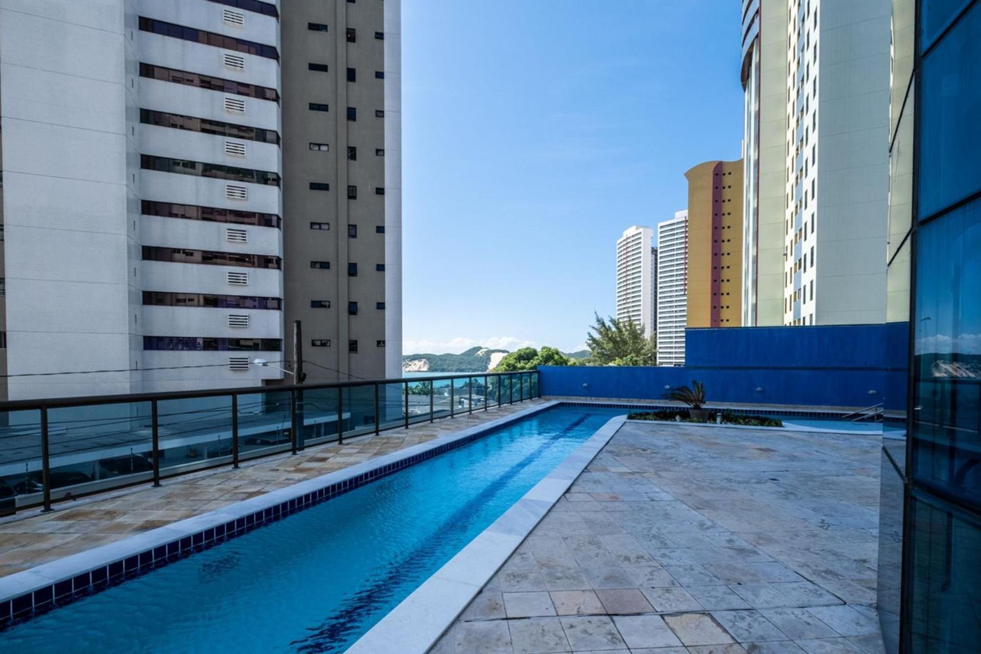 Flat Com 2 Quartos E Vista Mar Da Praia De Pontanegra-Wifi 300 Mb-Garagem-Familia-Criancas-Piscina-Pet Friendly Natal Ngoại thất bức ảnh