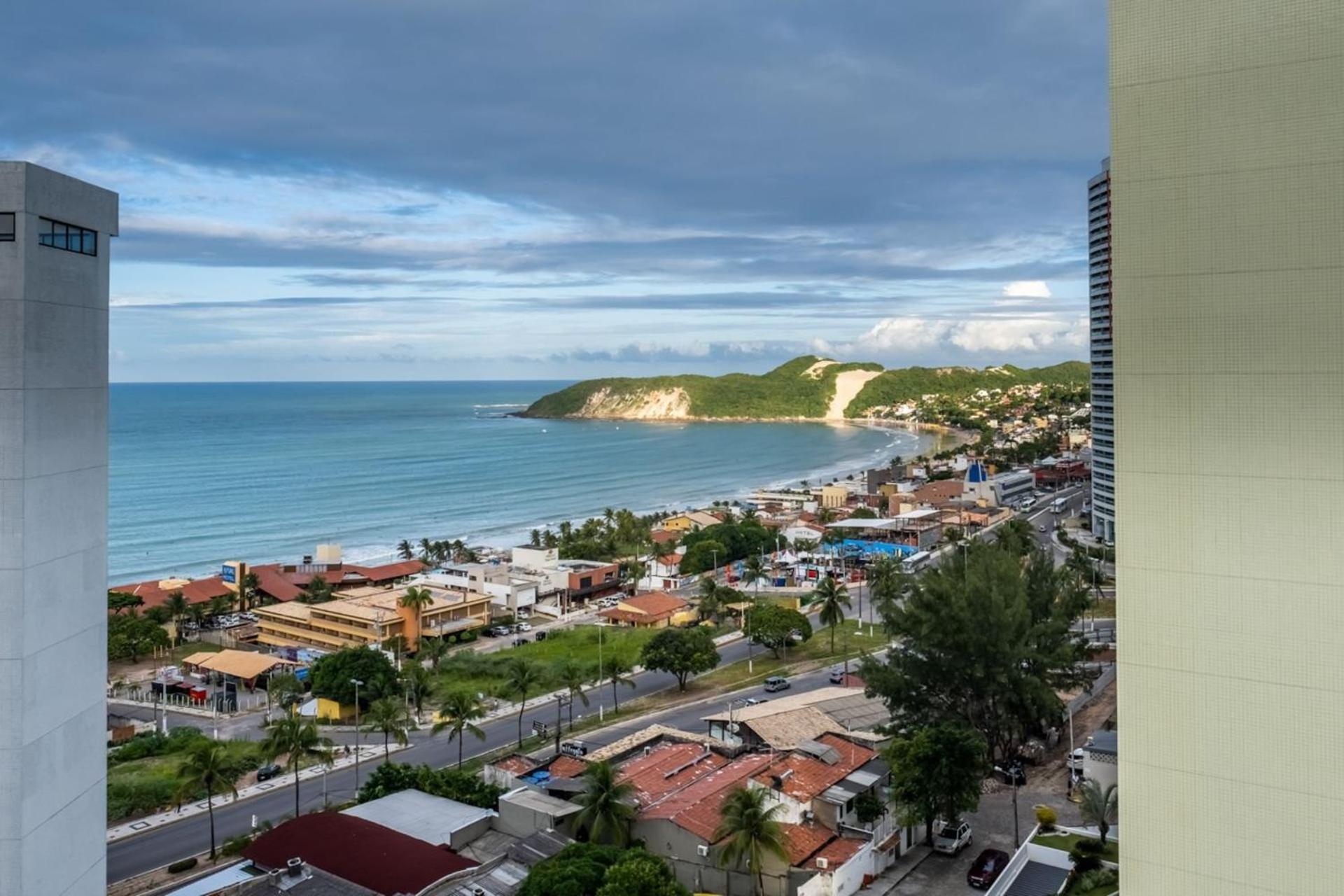 Flat Com 2 Quartos E Vista Mar Da Praia De Pontanegra-Wifi 300 Mb-Garagem-Familia-Criancas-Piscina-Pet Friendly Natal Ngoại thất bức ảnh