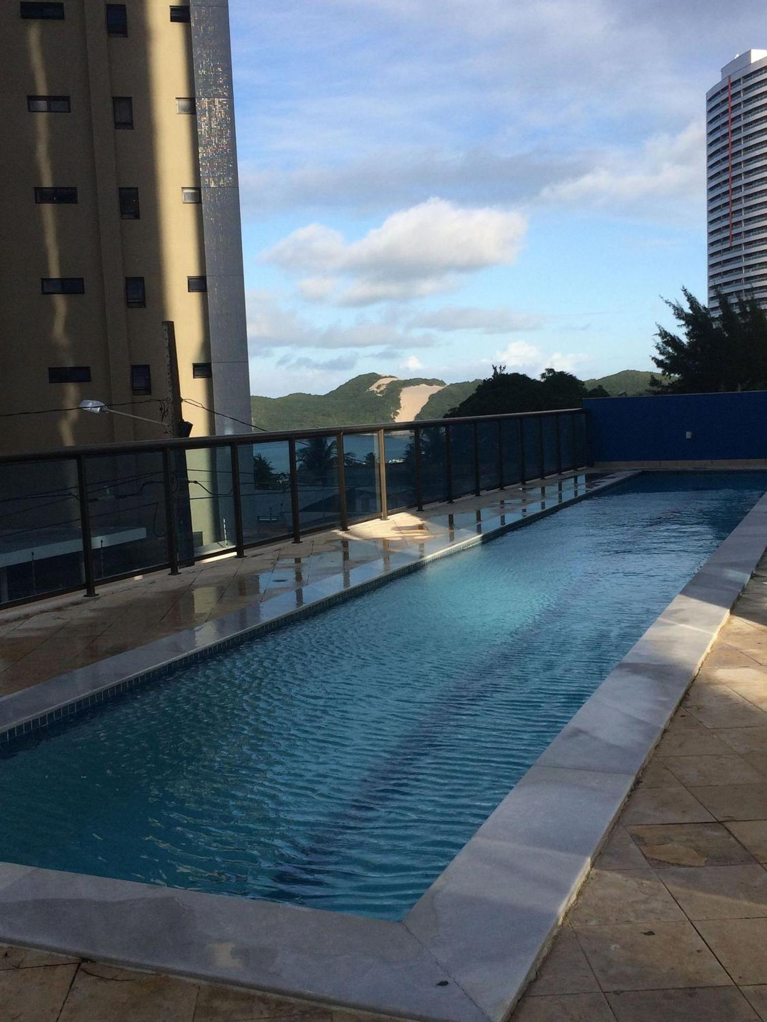 Flat Com 2 Quartos E Vista Mar Da Praia De Pontanegra-Wifi 300 Mb-Garagem-Familia-Criancas-Piscina-Pet Friendly Natal Ngoại thất bức ảnh